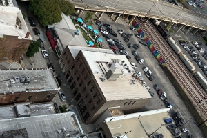 Kinetic Cup aerial shot