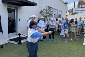 Kinetic Cup golfer